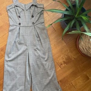 Retro Plaid Romper